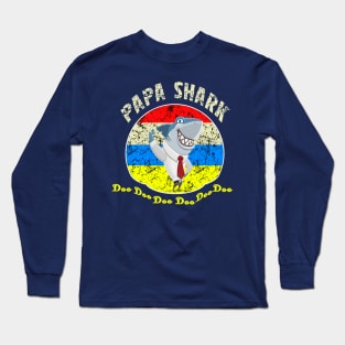 papa shark Long Sleeve T-Shirt